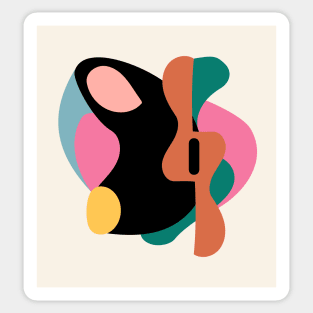 Organic Colorful Abstraction Sticker